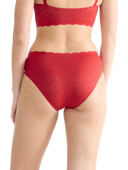 sloggi ZERO Feel Bliss High Leg Knickers, Shanghai Red - view 2, Shanghai Red