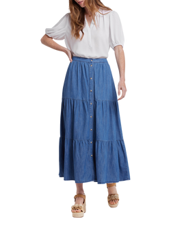 NYDJ Tiered Maxi Skirt, Everly