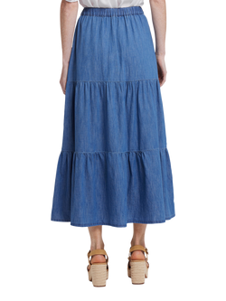 NYDJ Tiered Maxi Skirt - view 2, Everly