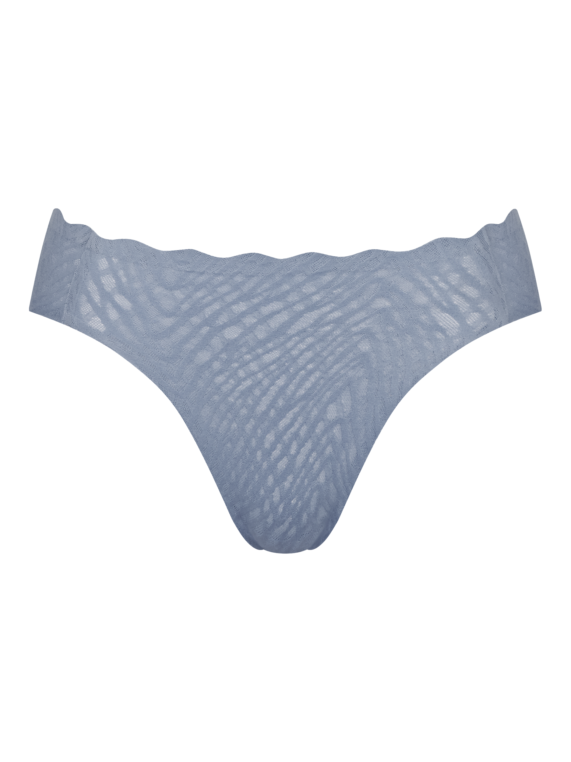 Product image 6 of 7, which shows sloggi ZERO Feel Bliss High Leg Knickers, Bluish Grey, L