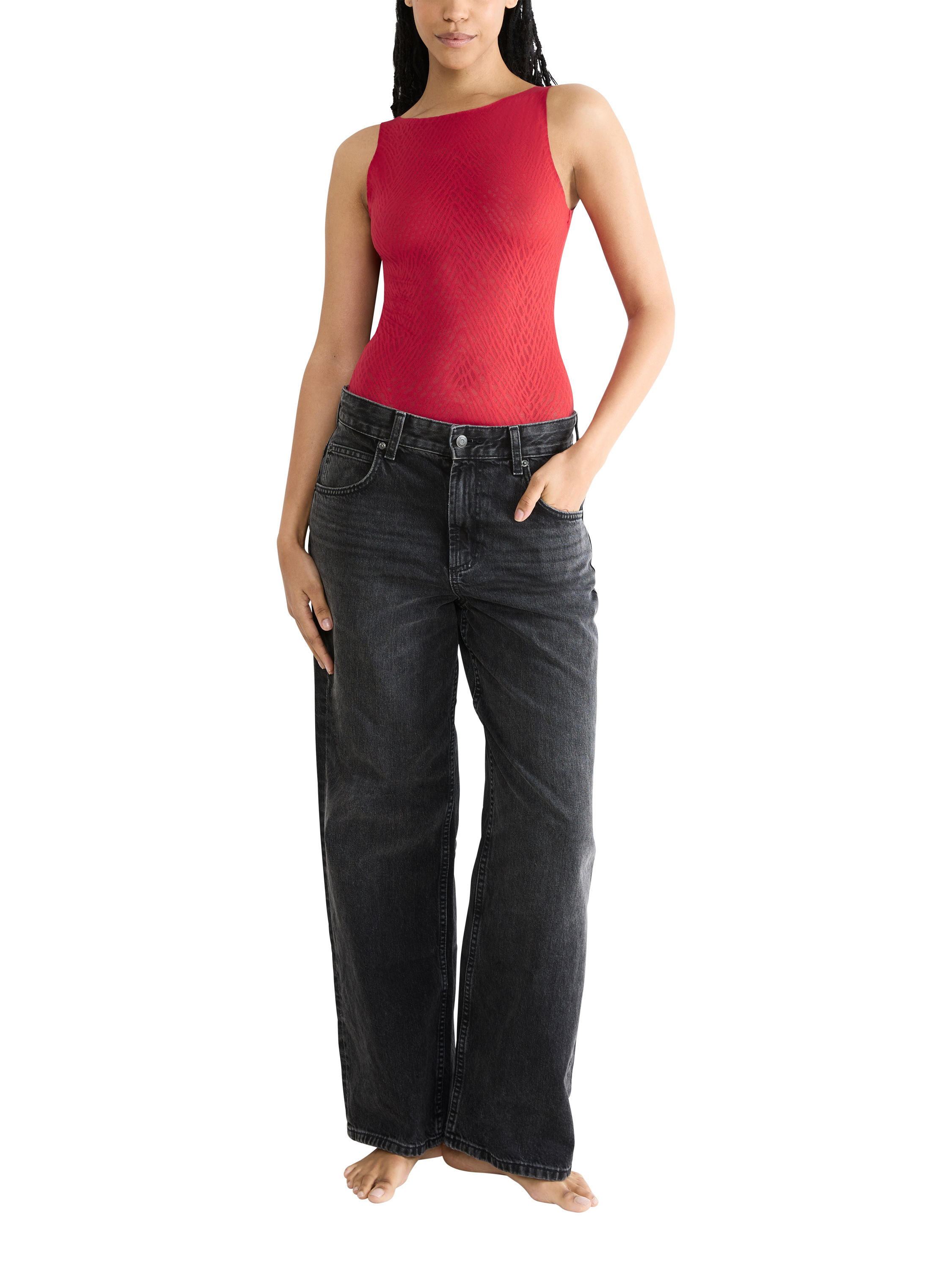 Product image 6 of 11, which shows sloggi ZERO Feel Bliss Body, Shanghai Red, L