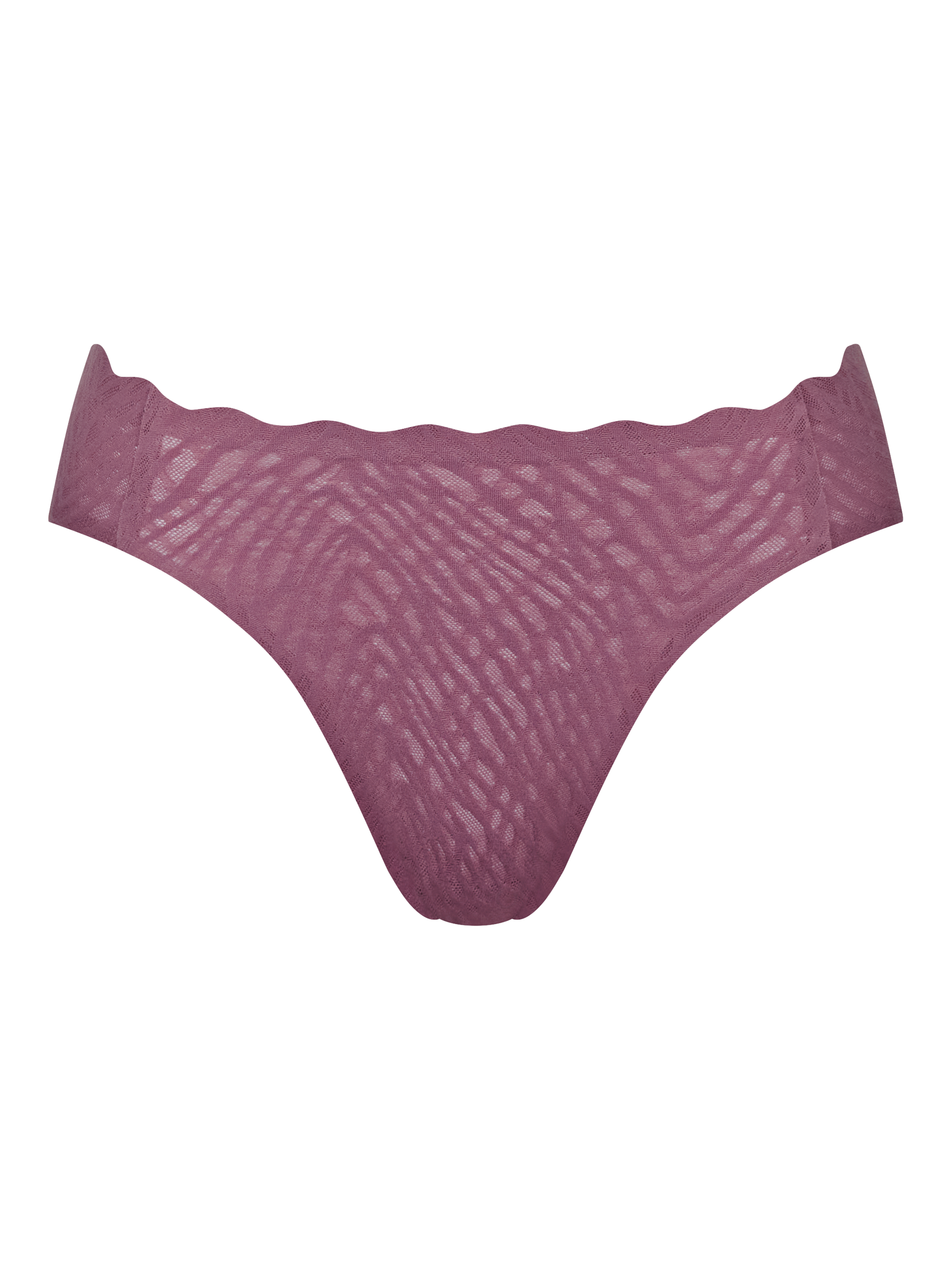 Product image 5 of 6, which shows sloggi ZERO Feel Bliss High Leg Knickers, Lila Clover, XS