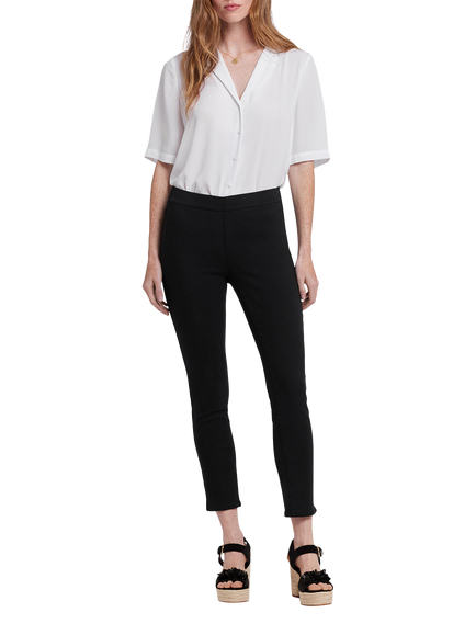 NYDJ Ami Skinny Pull On Ankle Jeans, Black