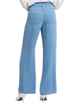 NYDJ High Rise Teresa Wide Leg Jeans, Light Marine Stripe
