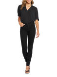 NYDJ Petite Ami Skinny Jeans, Black