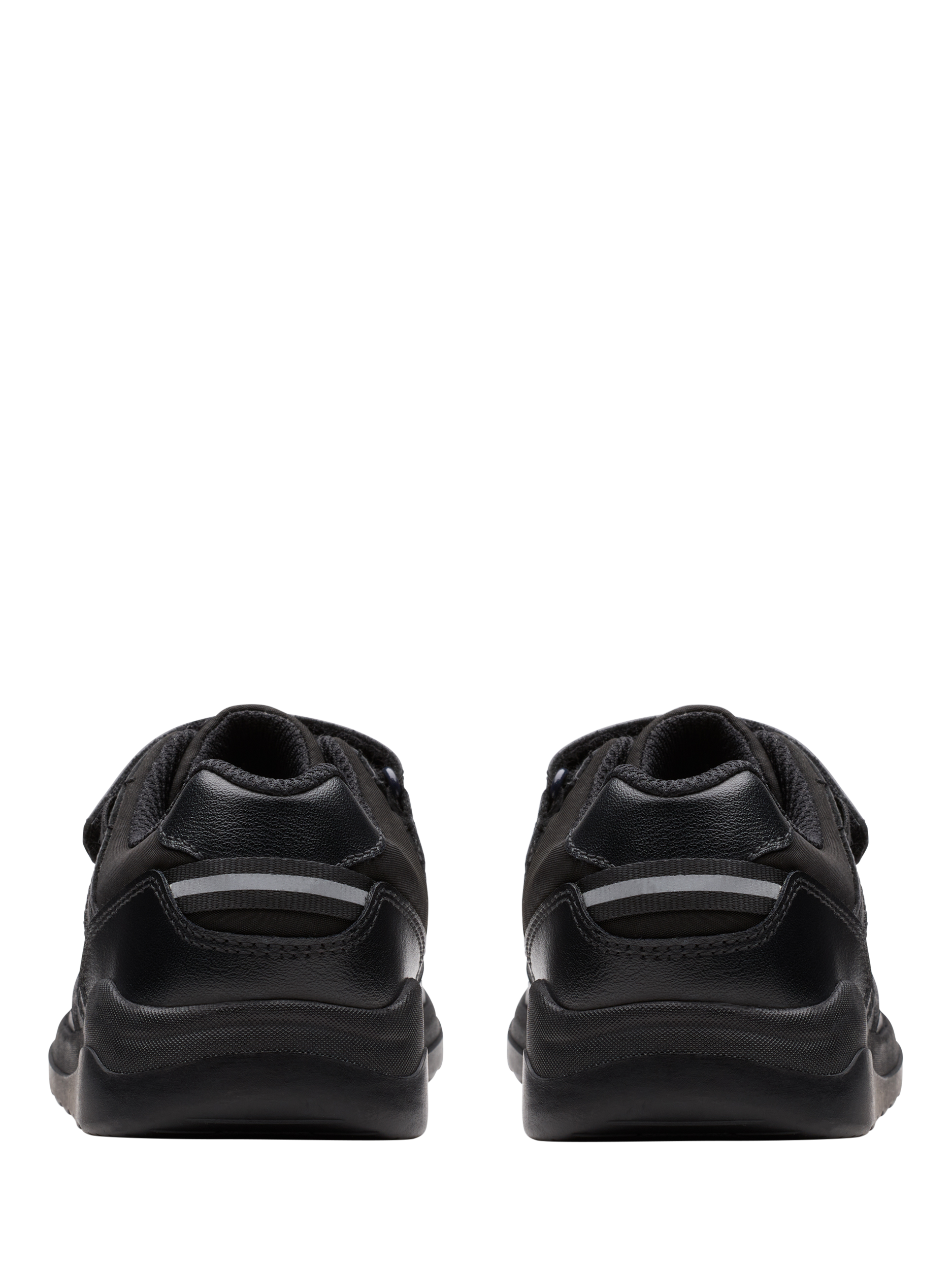 Product image 5 of 6, which shows Clarks Kids' Daze Kick K Leather School Shoes, Black, 10 F Jnr