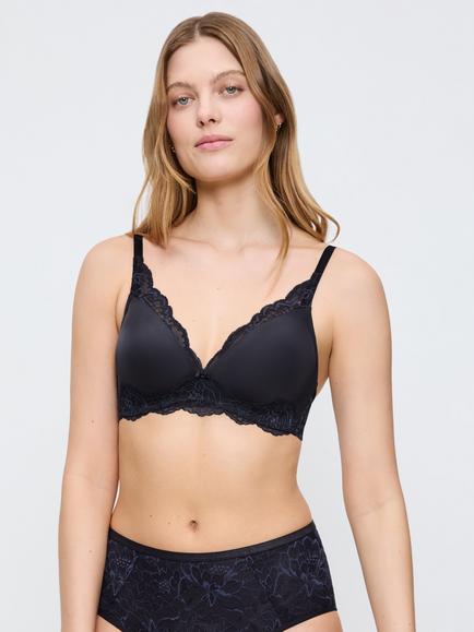 Triumph Amourette Charm Lace Bralette, Ink Grey, Ink Grey