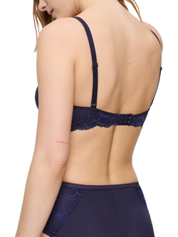 Triumph Amourette Charm Non-Padded Bra, Ink Grey - view 2, Ink Grey