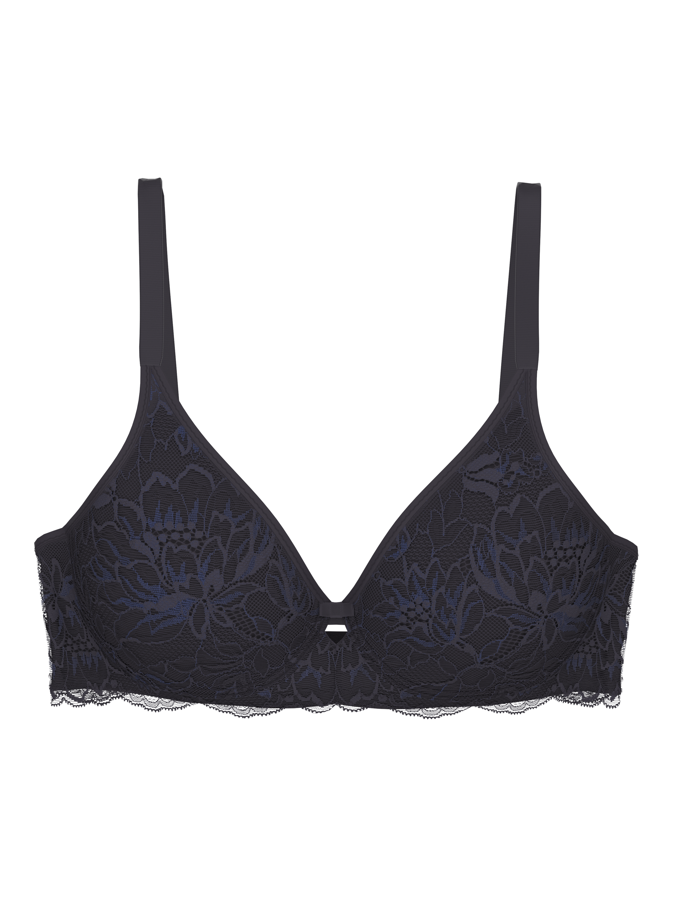 Product image 5 of 5, which shows Triumph Amourette Charm Non-Padded Bra, Ink Grey, 32B