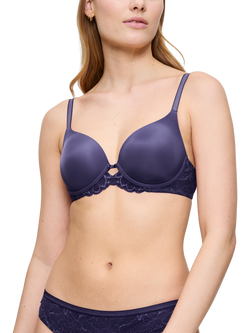 Triumph Amourette Charm Padded T-Shirt Bra, Ink Grey, Ink Grey