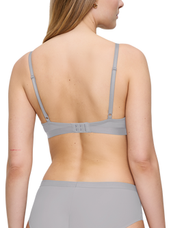 Triumph Aura Spotlight Underwired Plunge Bra - view 2, Grey Shadow