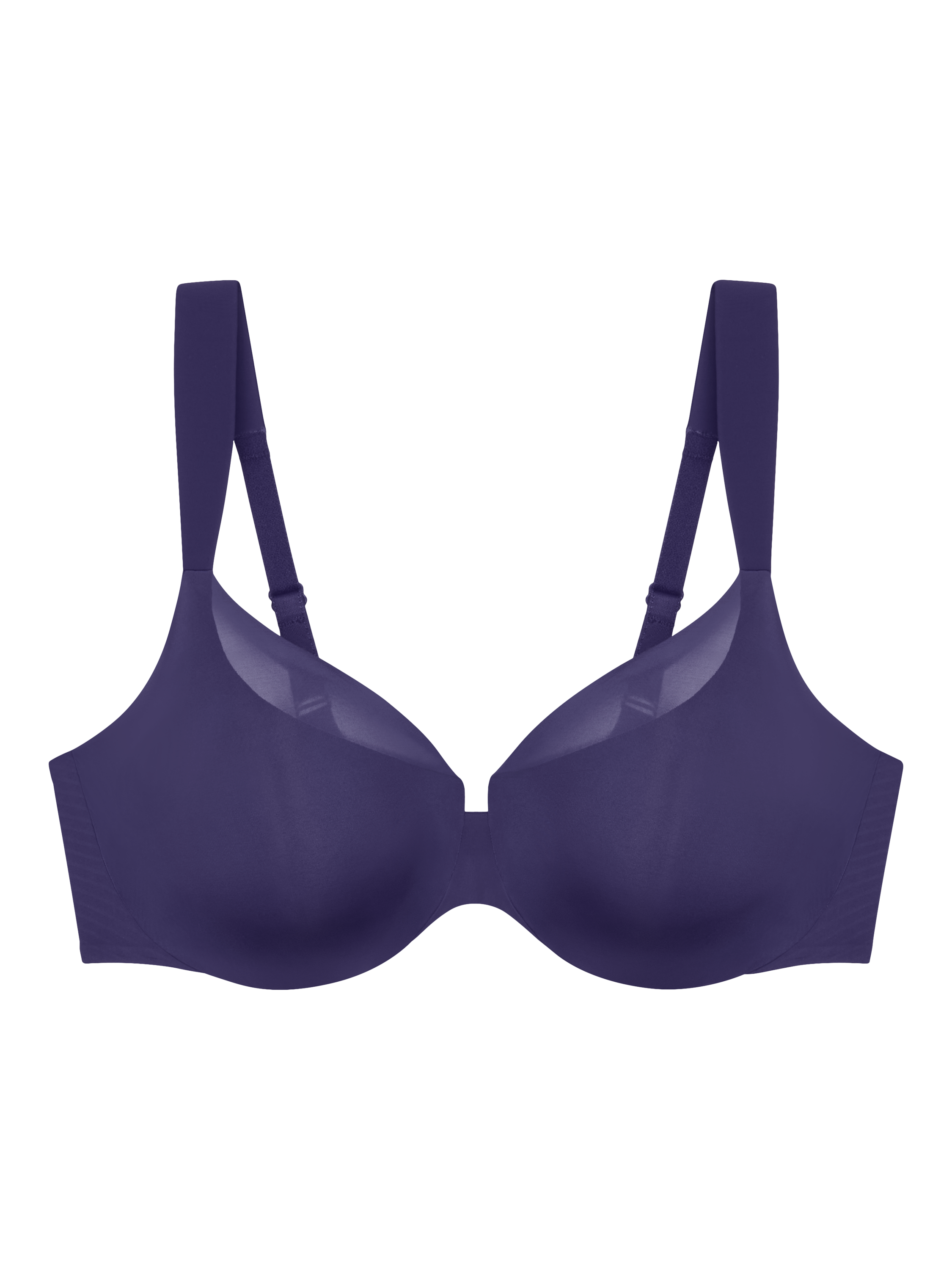 Product image 6 of 6, which shows Triumph Body Make-Up Illusion Curve Minimiser Bra, Prussian Blue, 32C