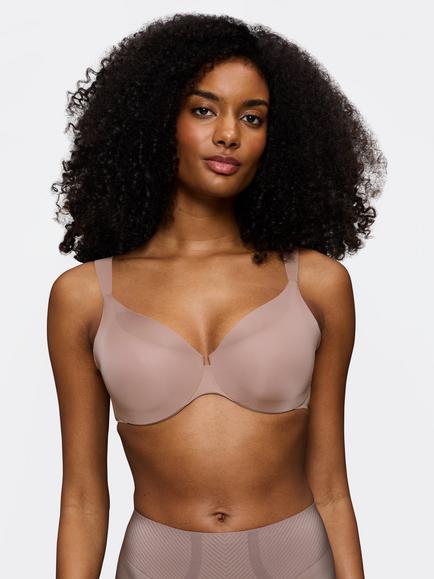 Triumph Body Make-Up Illusion Curve Minimiser Bra, Chocolate Mousse