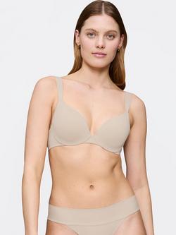 Triumph Body Make-Up Illusion Plunge Bra, Nude Beige