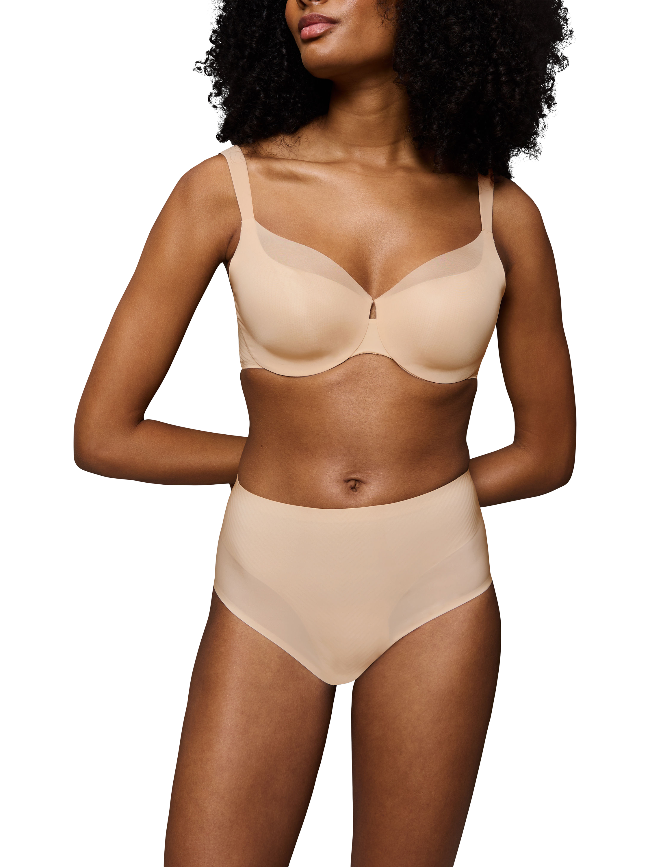 Product image 4 of 5, which shows Triumph Body Make-Up Illusion Curve Maxi Knickers, Nude Beige, S