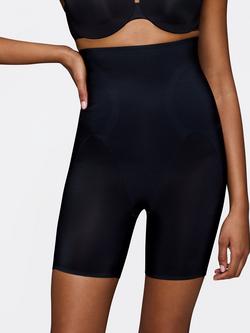 Triumph Body Make-Up Illusion Curve Super High-Waist Mid-Thigh Shorts, Black
