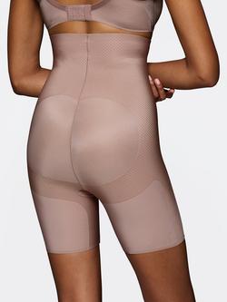 Triumph Body Make-Up Illusion Curve Super High-Waist Mid-Thigh Shorts - view 2, Chocolate Mousse