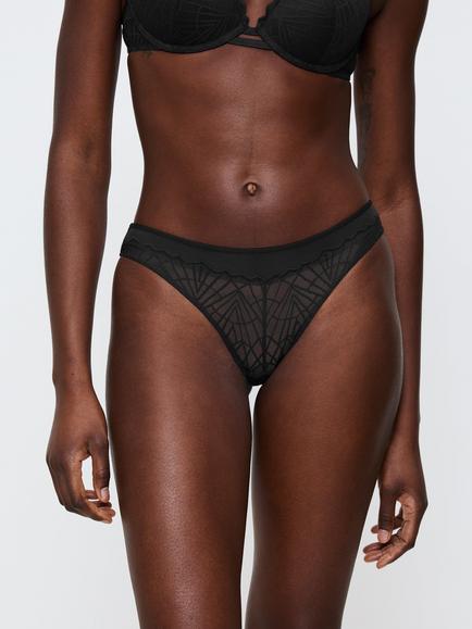Triumph That Night in Vegas Brazilian Knickers, Black, Black