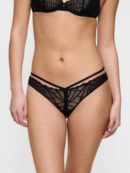 Triumph That Night in Vegas Thong, Black, Black