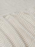Piglet in Bed Stripe Linen Valance, Oatmeal