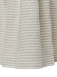 Piglet in Bed Stripe Linen Valance, Oatmeal