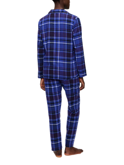 Triumph Boyfriend Check Pyjamas, Navy - view 2, Navy