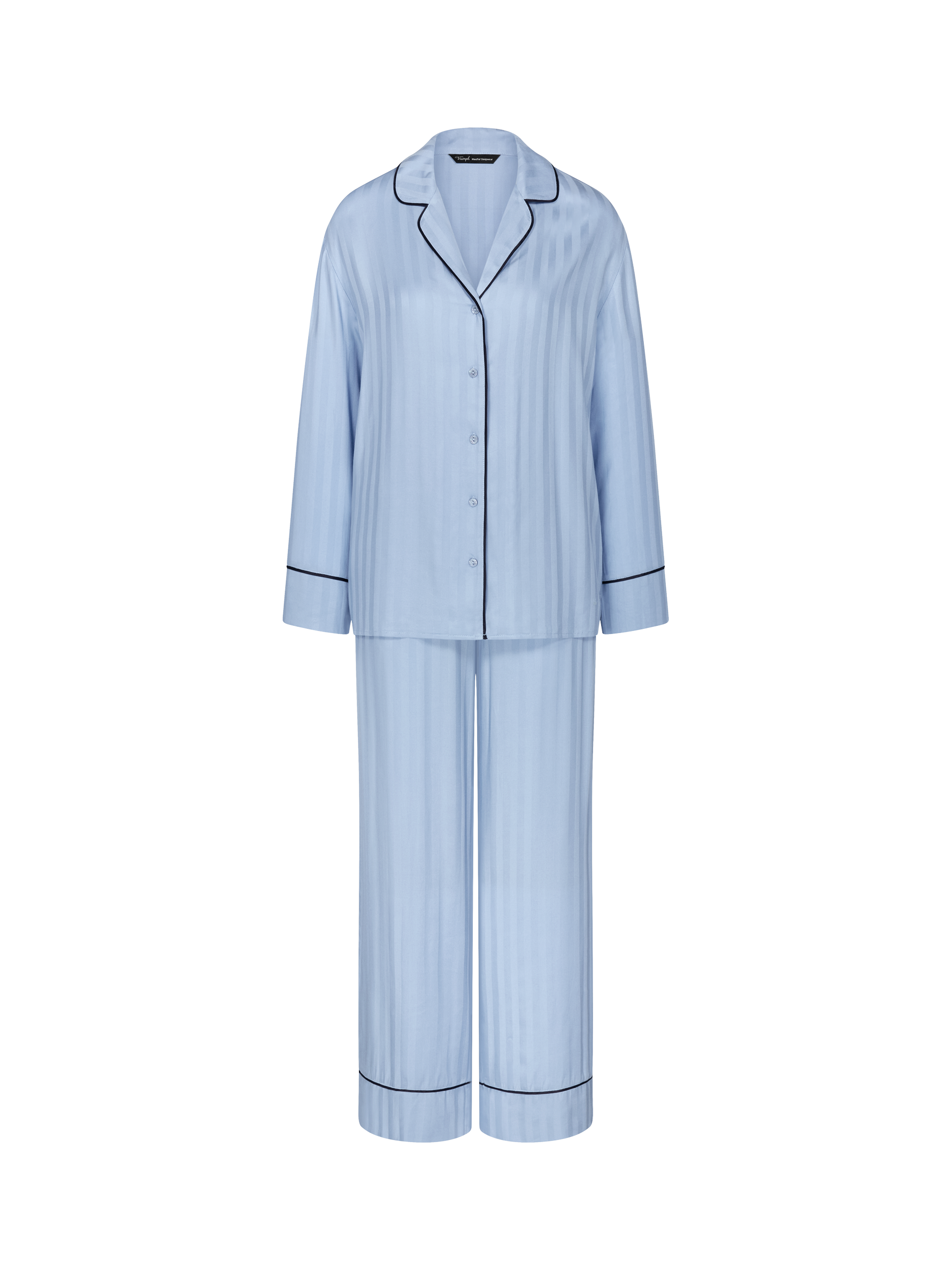 Product image 6 of 7, which shows Triumph Amourette Jacquard Pyamas, Ice, 8