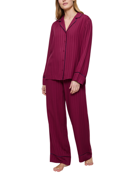 Triumph Amourette Jacquard Pyjamas, Sweet Marsala