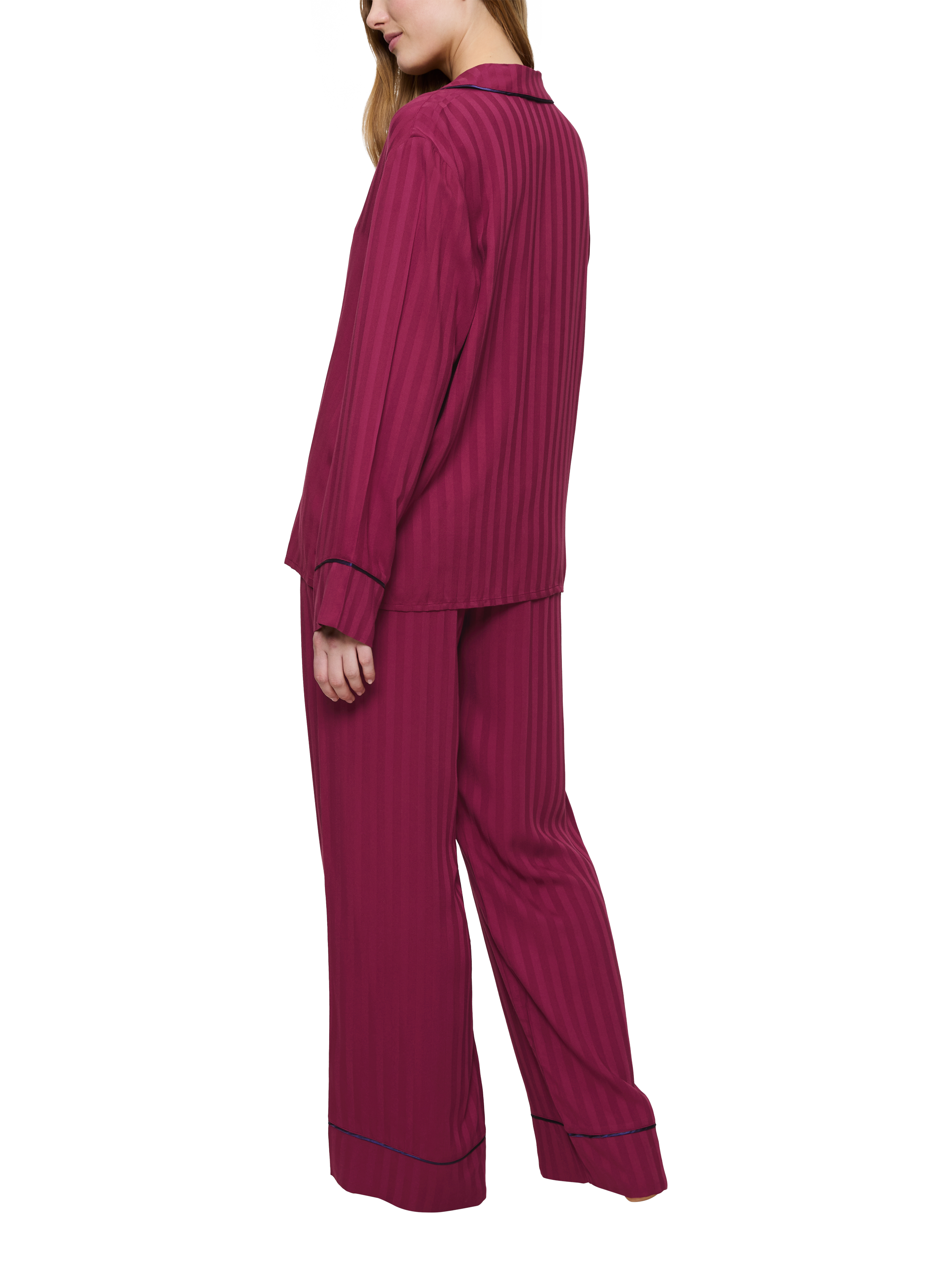 Product image 2 of 7, which shows Triumph Amourette Jacquard Pyamas, Sweet Marsala, 8