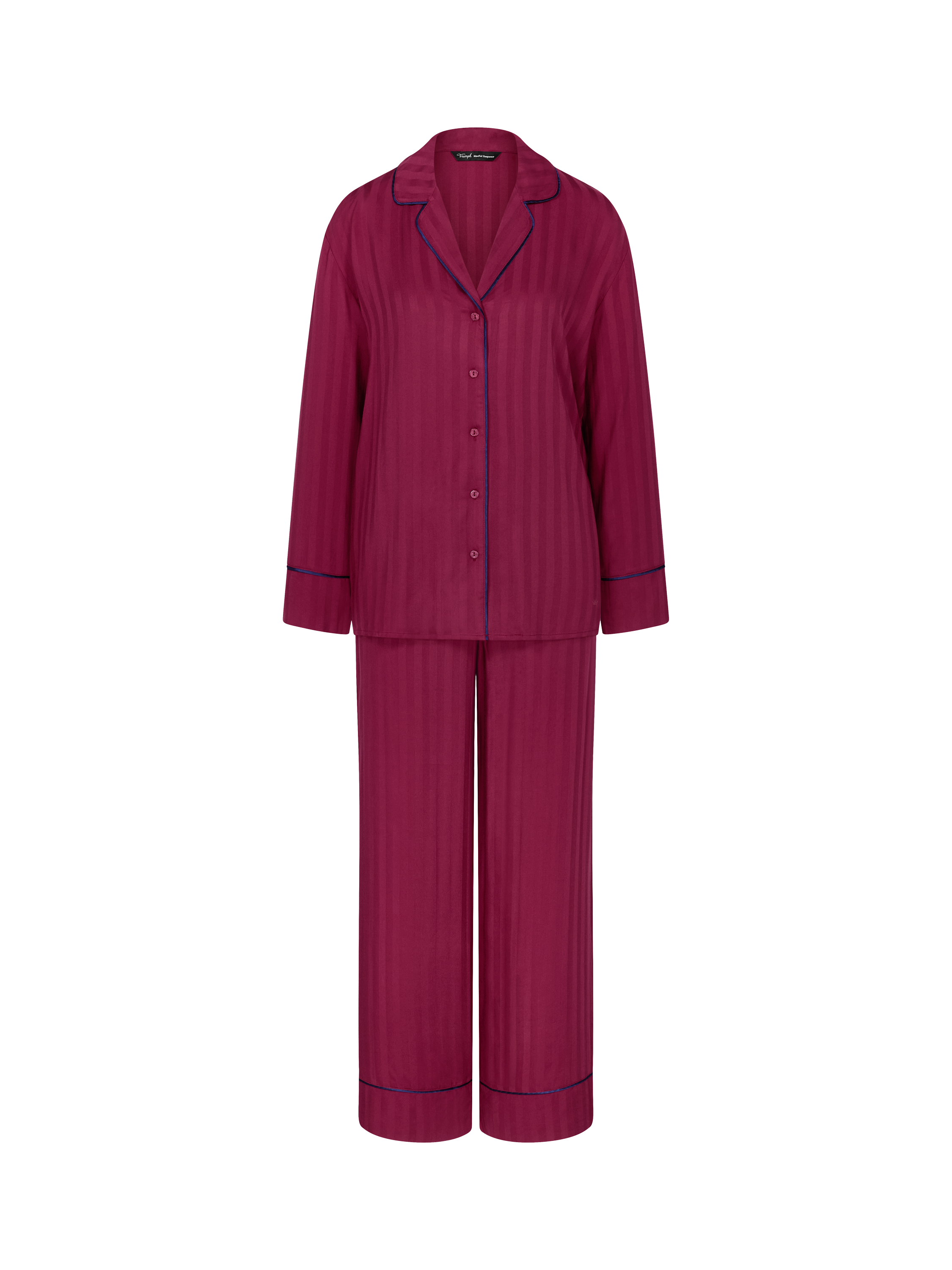 Product image 6 of 7, which shows Triumph Amourette Jacquard Pyamas, Sweet Marsala, 8