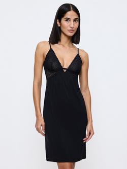 Triumph Aura Spotlight NDK 04 X Nightdress, Black, Black