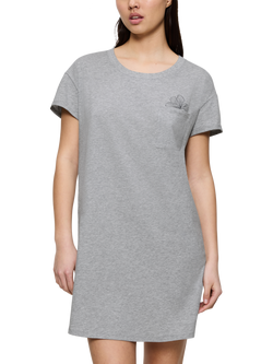 Triumph Short Sleeve Nightdress, Dark Grey Melange, Dark Grey Melange