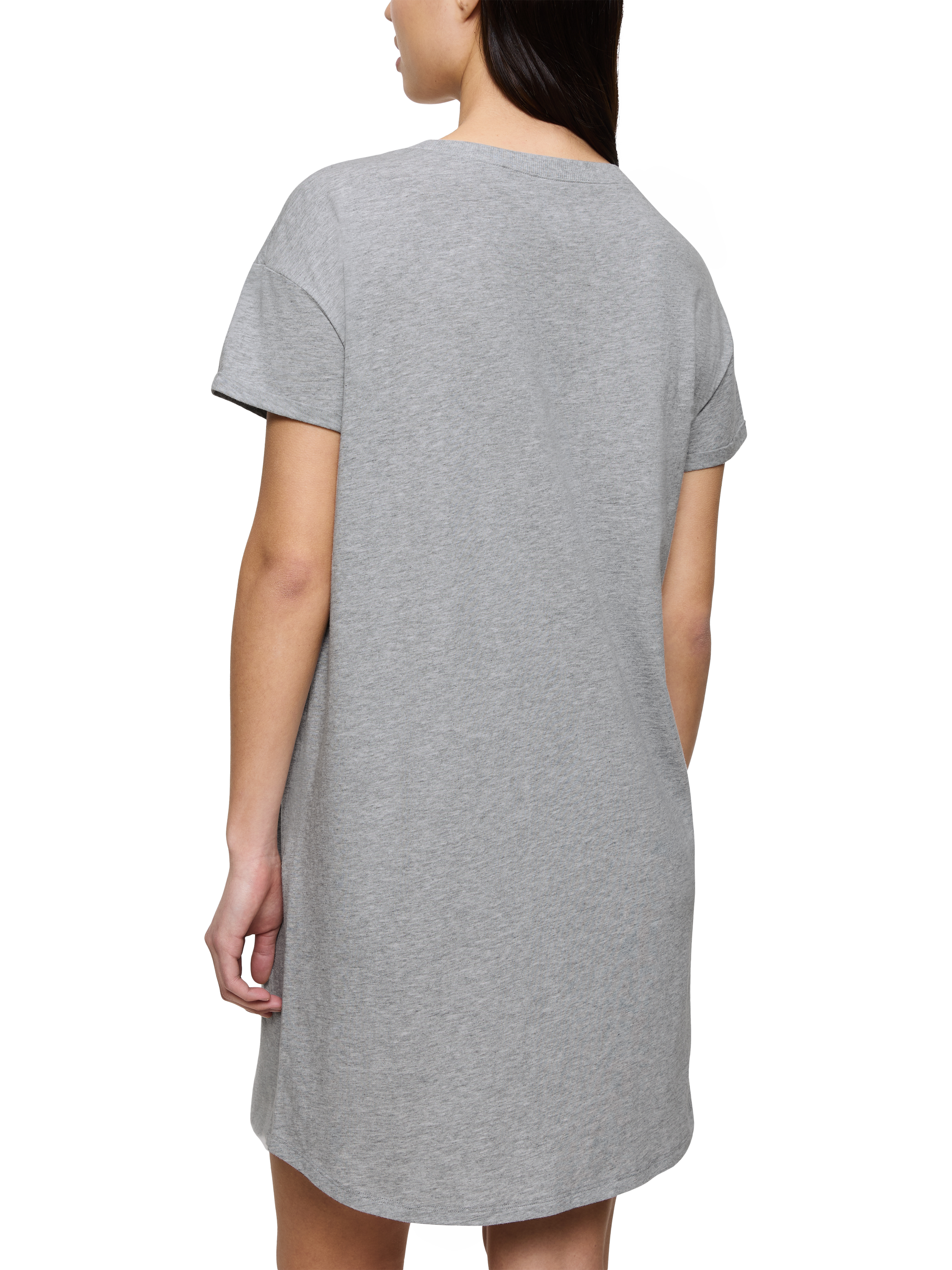 Product image 2 of 5, which shows Triumph Short Sleeve Nightdress, Dark Grey Melange, 8