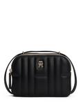 Tommy Hilfiger Monogram Quilted Crossbody Bag, Black
