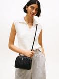 Tommy Hilfiger Monogram Quilted Crossbody Bag, Black