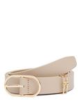 Tommy Hilfiger Monogram Slim Leather Belt