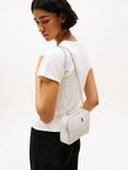 Tommy Hilfiger Monogram Quilted Crossbody Bag, Ivory Petal