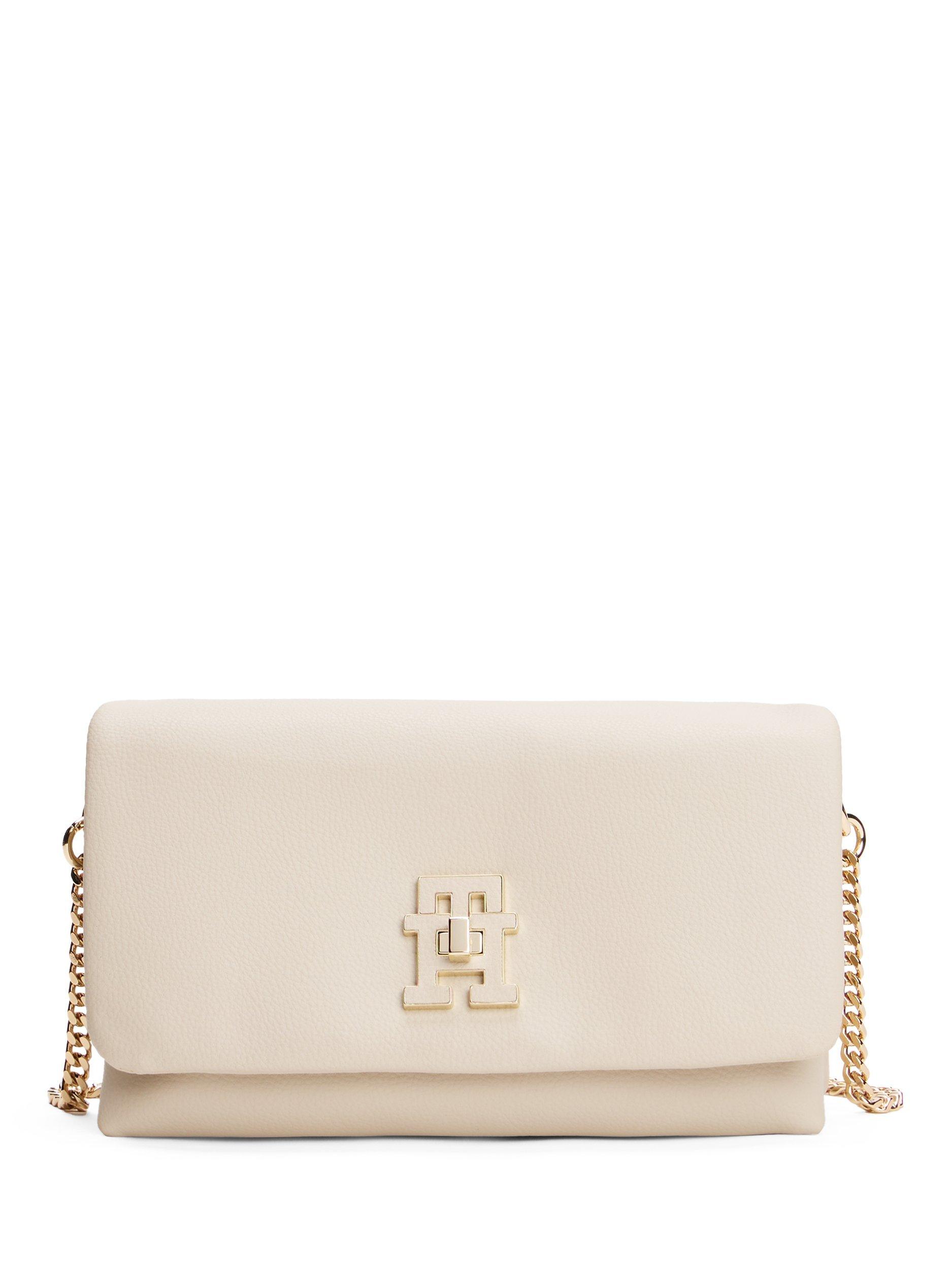 Tommy Hilfiger Modern Turn Lock Crossbody Bag, Classic Beige