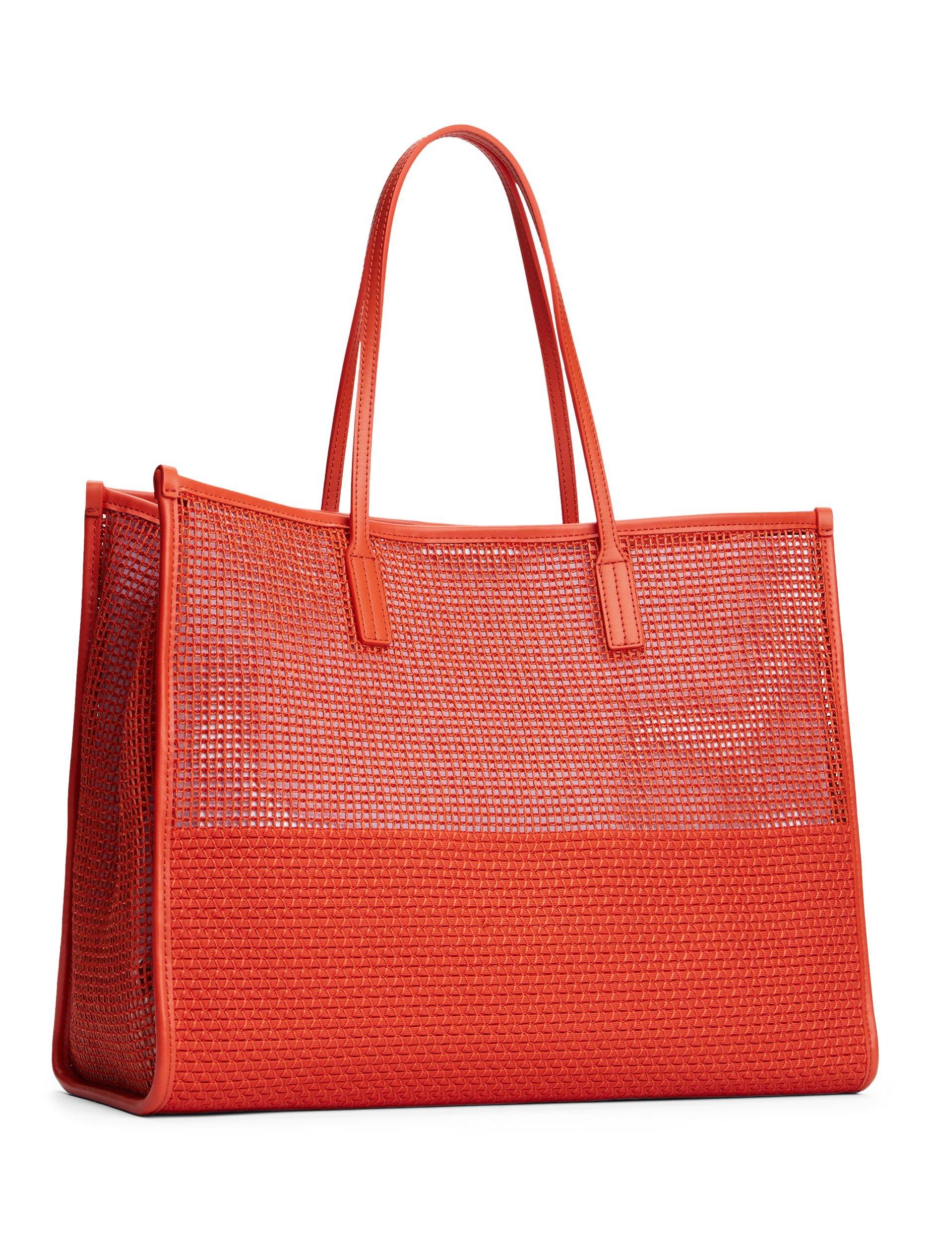 Product image 3 of 5, which shows Tommy Hilfiger City Woven Tote Bag, Rustic Clay