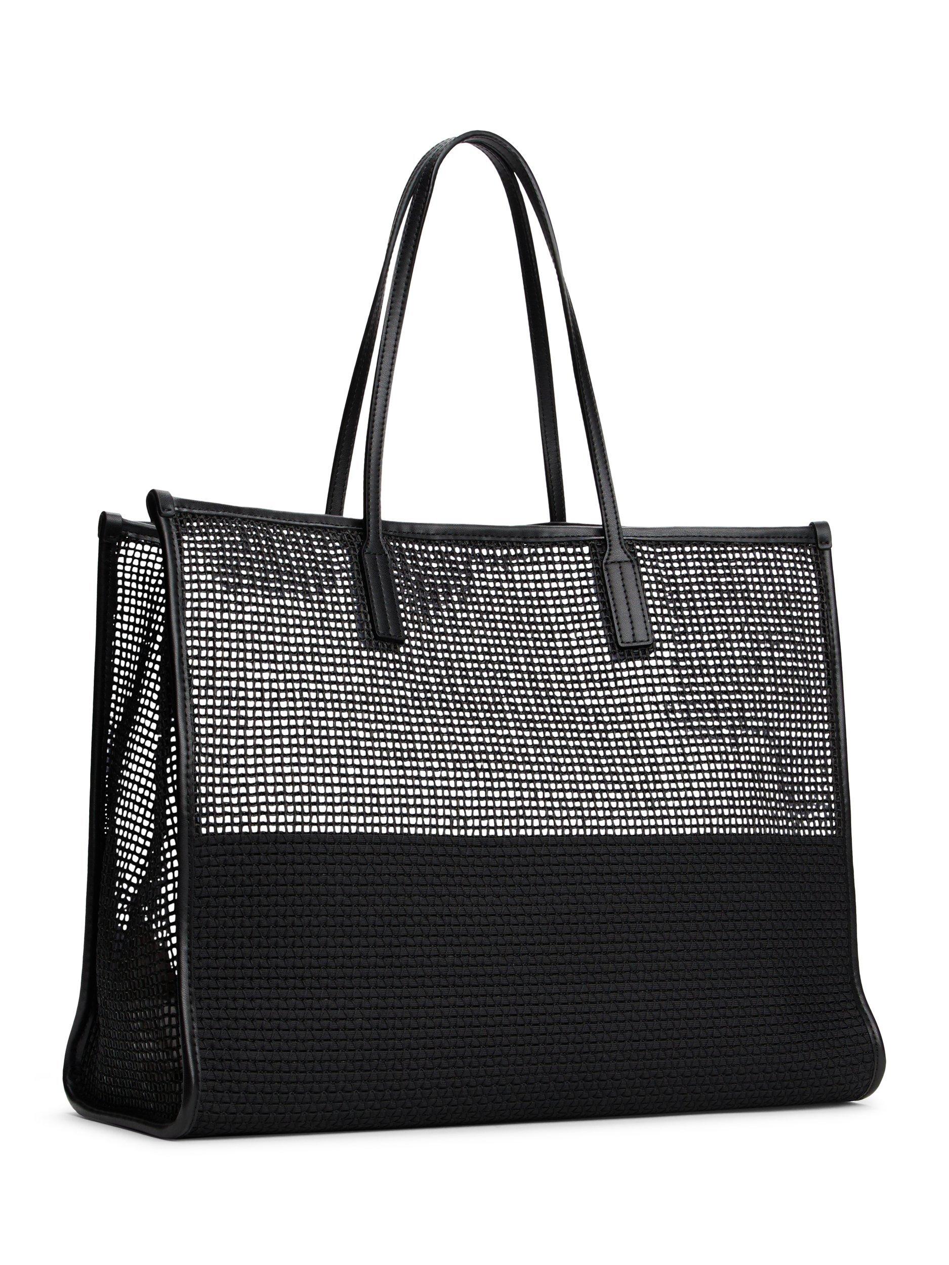 Product image 3 of 5, which shows Tommy Hilfiger City Woven Tote Bag, Black