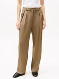 Tommy Hilfiger Relaxed Straight Leg Trousers, Tundra Brown