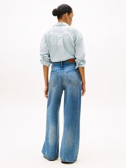 Tommy Hilfiger Lana High Rise Wide Leg Jeans, Light Blue - view 2, Light Blue