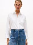 Tommy Hilfiger Oversized Adjustable Cuff Shirt, White