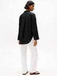 Tommy Hilfiger Oversized Pure Linen Shirt, Black