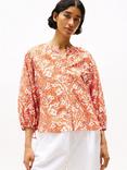 Tommy Hilfiger Floral Voile Blouse, Orange