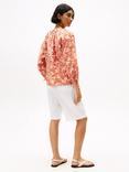 Tommy Hilfiger Floral Voile Blouse, Orange