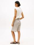 Tommy Hilfiger Crinkle Wide Leg Bermuda Shorts, Natural/Multi