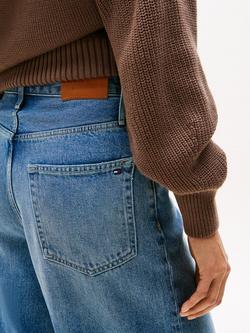 Tommy Hilfiger Lana Straight Fit Denim Shorts, Light Blue - view 2, Light Blue