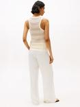 Tommy Hilfiger Crochet Vest Top, Desert Sand Dune
