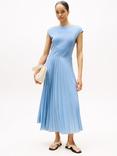 Tommy Hilfiger Pleated Skirt Maxi Dress, Brisk Blue